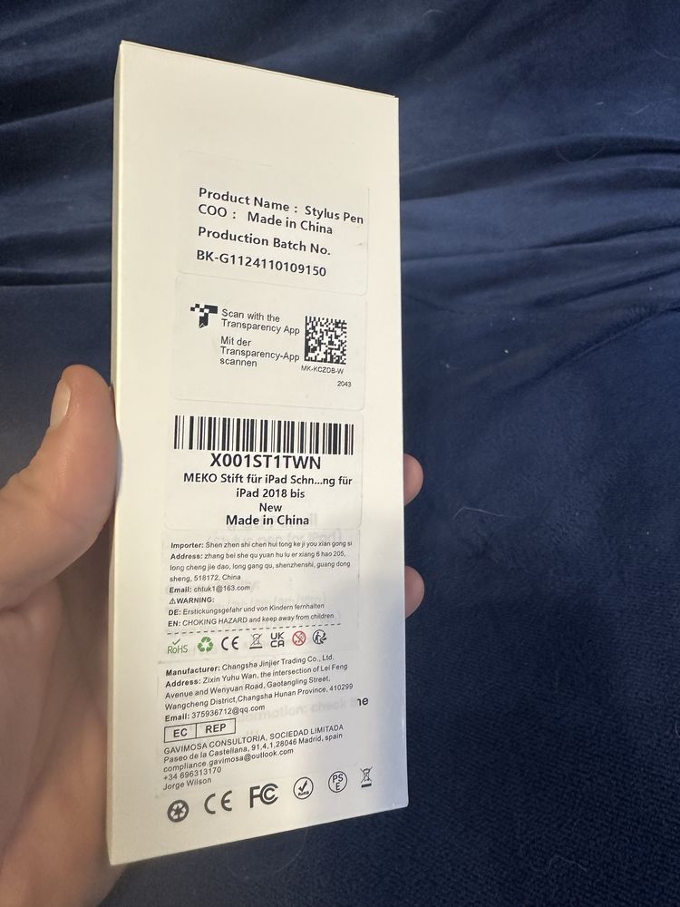 Nowy zaplombowany!!Meko Rysik Zamiennik DO IPAD'A BIAŁY APPLE