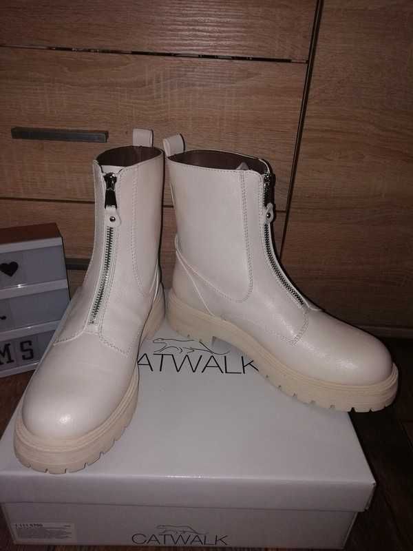 Catwalk buty ocieplane glany botki trapery workery kozaki 40 (26.3)