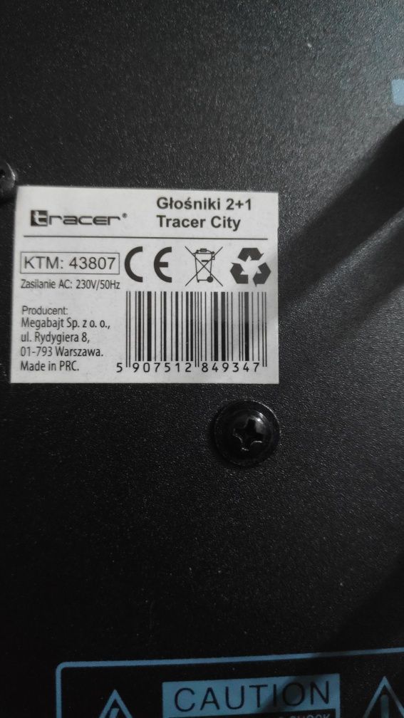 Tracker 2+1 głośniki komputerowe