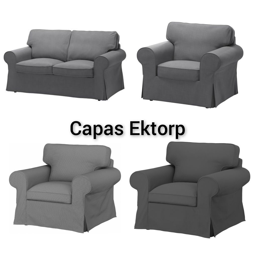 Capas sofá poltrona ikea ektorp