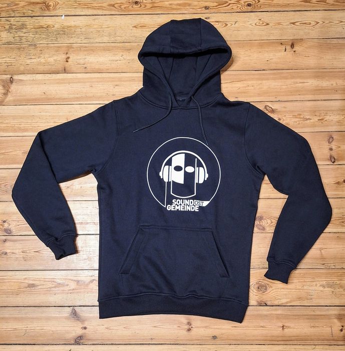 Bawełniana bluza muzyczna kangurek z kapturem rozmiar M