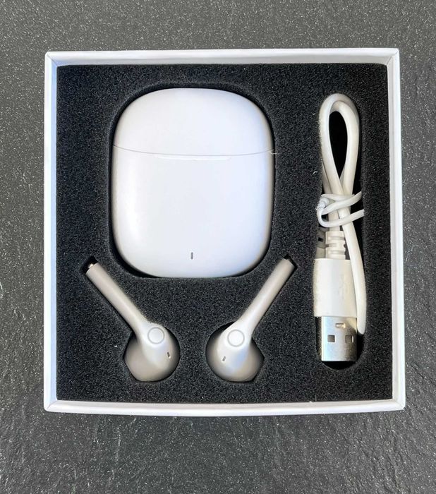 Słuchawki Bezprzewodowe Douszne Yobola T9 białe