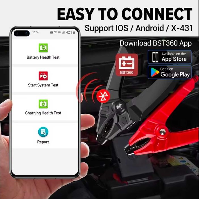 LAUNCH BST360 Tester akumulatora Bluetooth