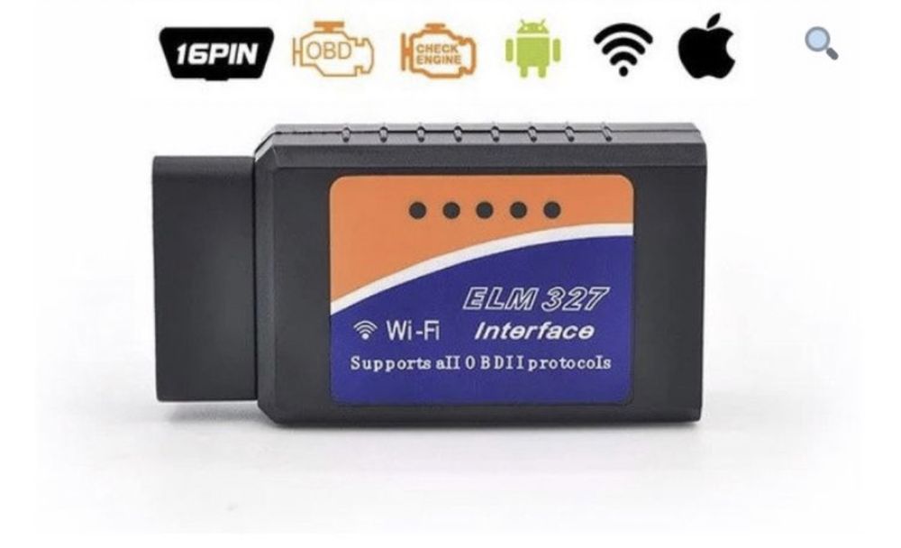 Автосканер ELM327 WiFi IOS iphone Bluetooth 1.5 дві плати Android OBD2