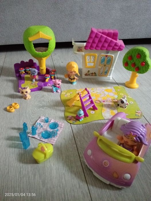 Casa pic-nic e carro da Pinypon