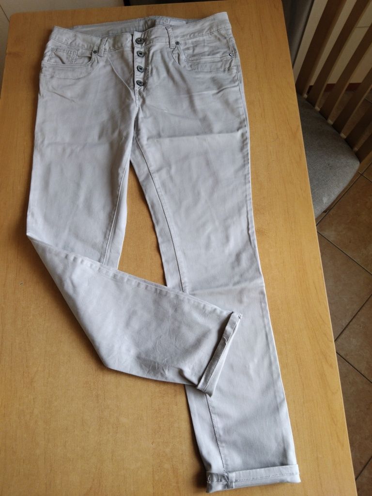 Spodnie wiosna lato bawełniane r. 42 XL