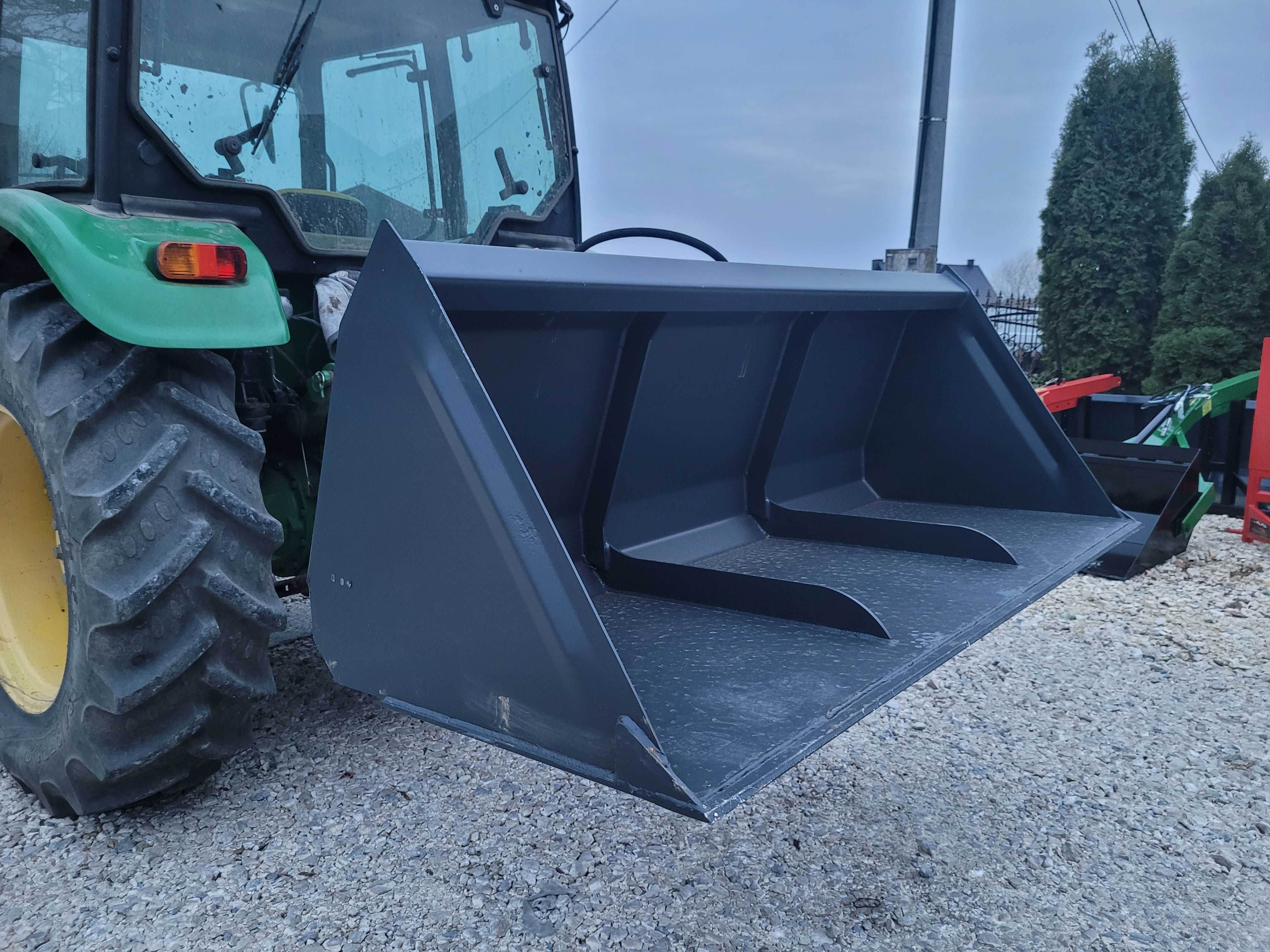 Łyżka do ziemi gruzu na tył ciągnika Łycha z KIPREM HYDRAULICZNY DOWÓZ