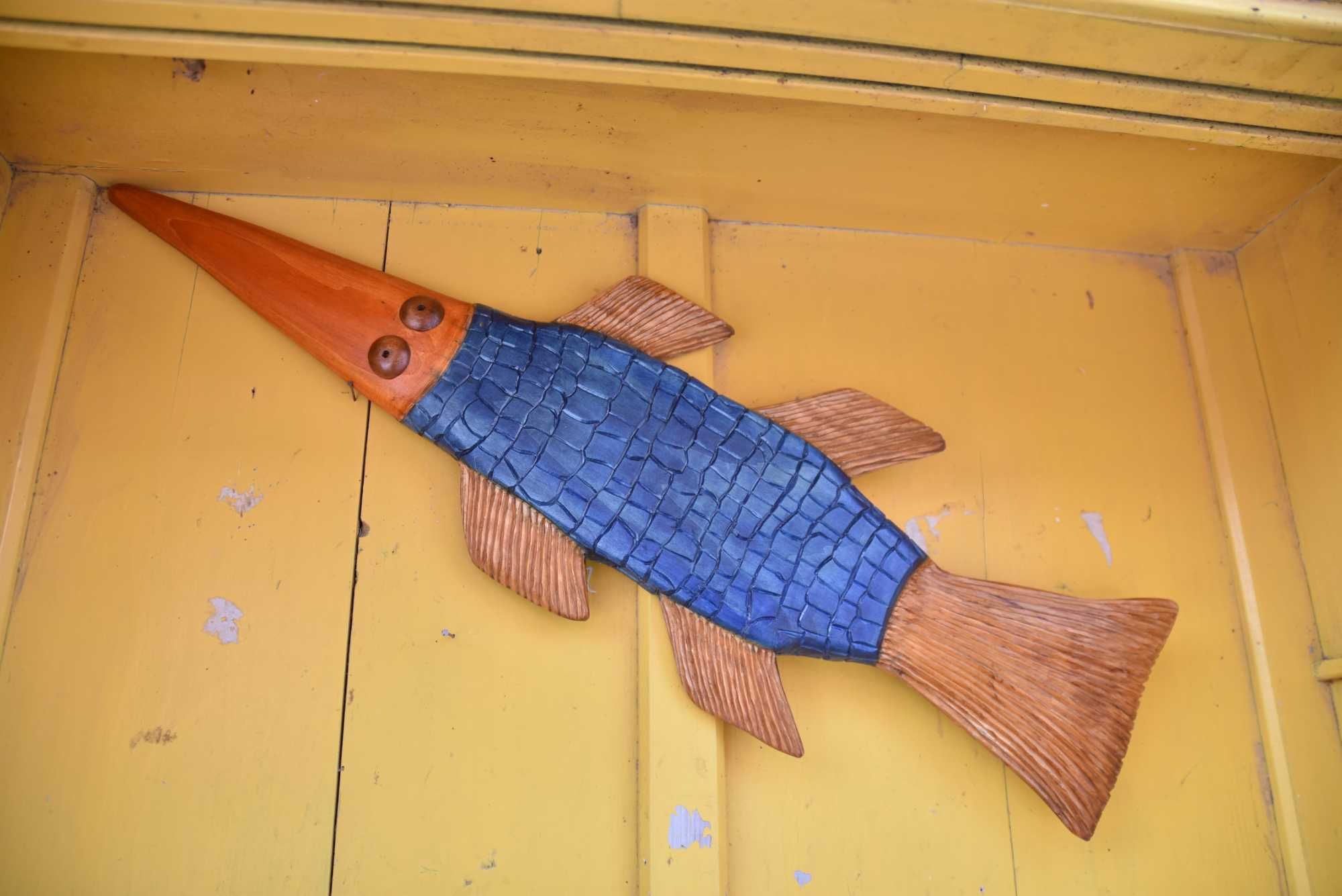 ryba drewno rzeźba rękodzieło