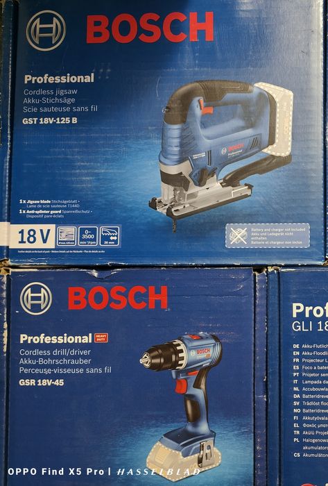 Набір безщіткового інструменту Bosch 12 v,18 v