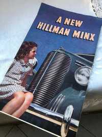 Brochure Hillman Minx, 1945-47