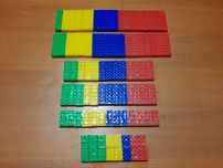 Конструктор 90 блоків, пластиковий