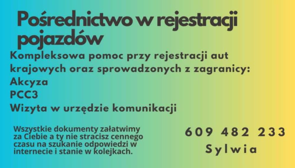 Rejestracja pojazdów z zagranicy,  przerejestrowanie, akcyza