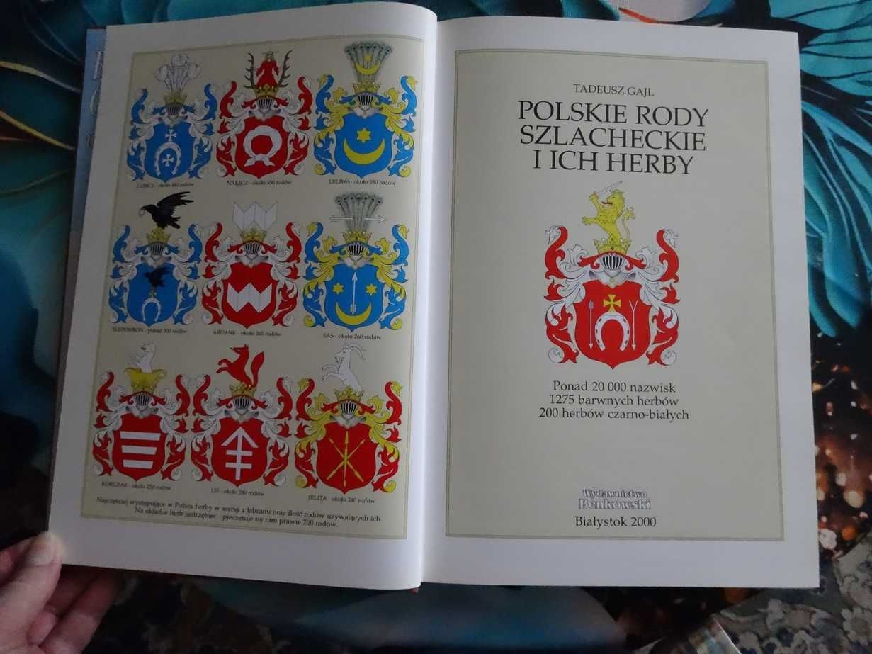Polskie rody szlacheckie i ich herby - T. Gajl _NOWA _cacuszko !