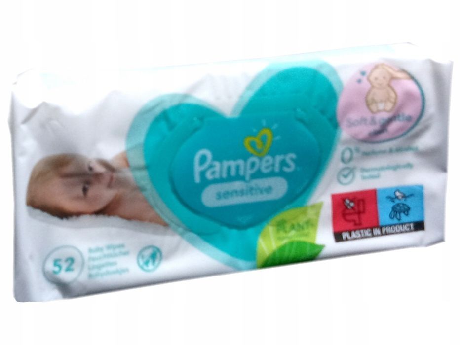 Chusteczki nawilżane Pampers Sensitive 12x52szt