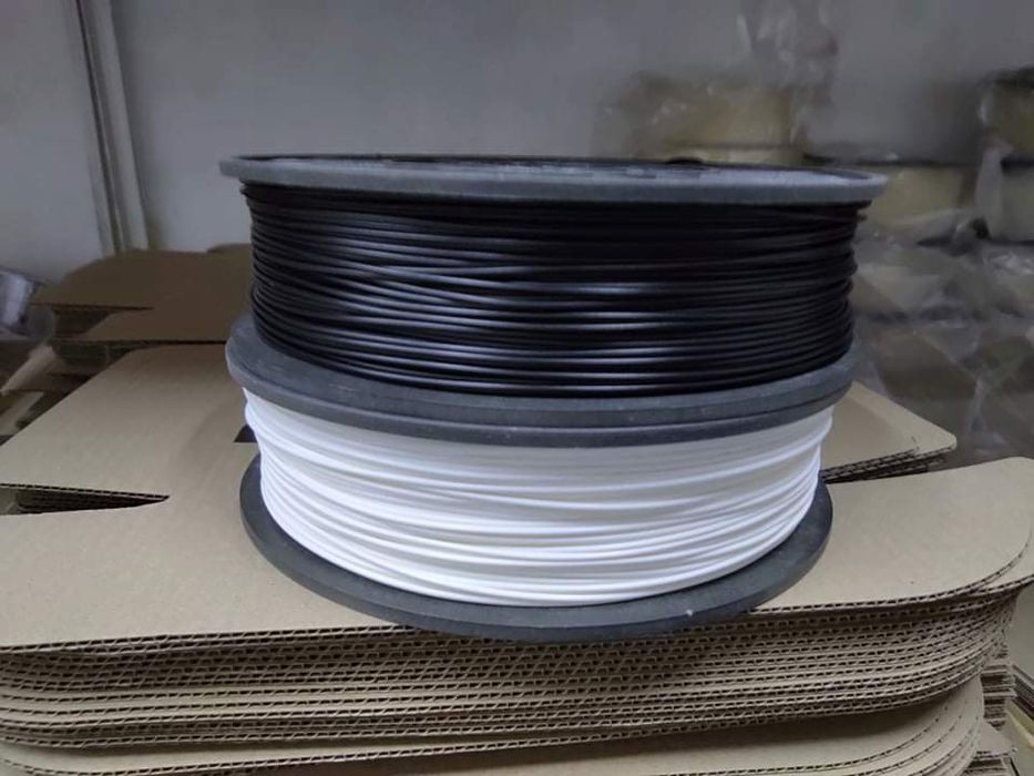 PLA Филамент (пруток \ нитка)  1,75 для 3D печати 0,75 кг ЧЕРНЫЙ Black