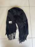 Nowy szal zimowy 100% virgin wool czarny
