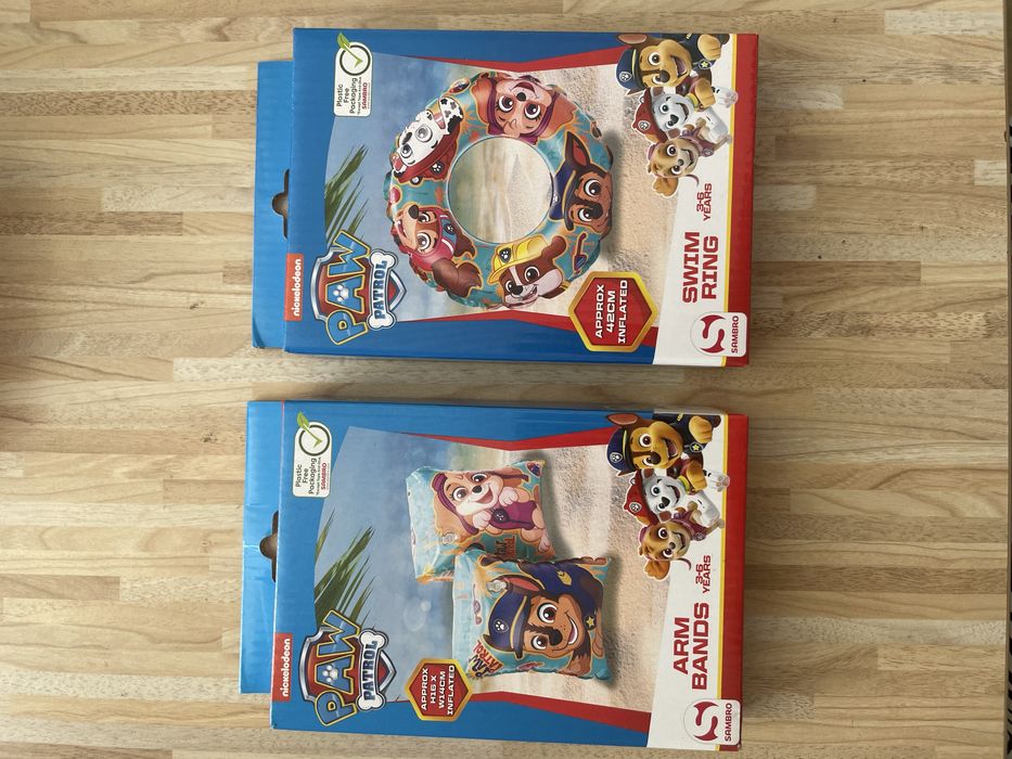 Nowy zestaw wodny plażowy koło do pływania piłka rękawki