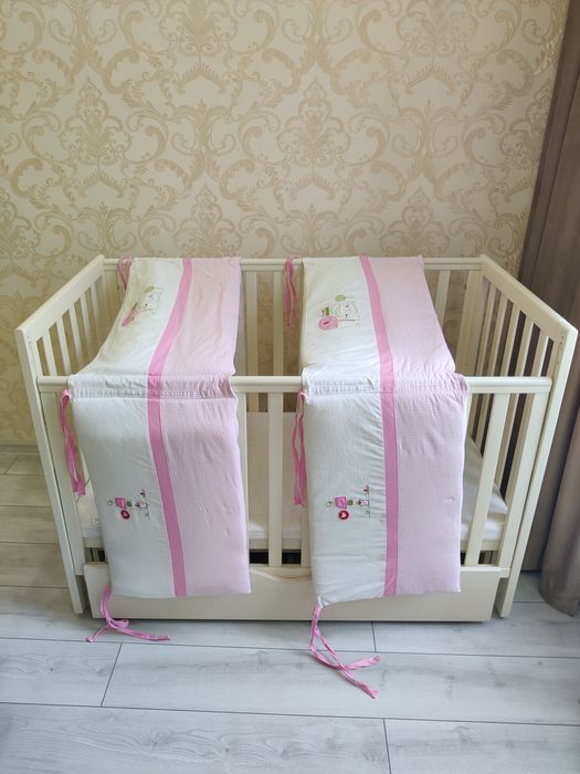 Ліжечко дитяче Верес  з шухлядою + подарунок