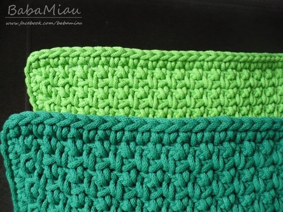 Poszewka na poduszkę ze sznurka bawełnianego - kolory