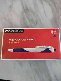 Ołówki automatyczne 12 sztuk apollo nowe