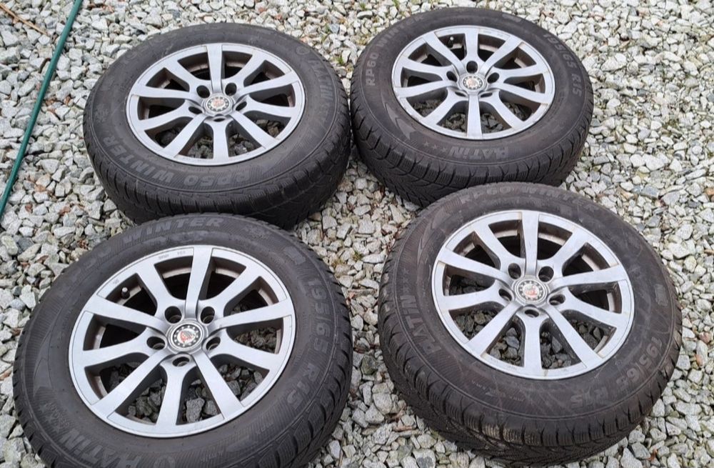 Felgi aluminiowe 15" cali z oponami VW,Skoda, Seat Audi itp