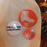 3 crachás de Natal