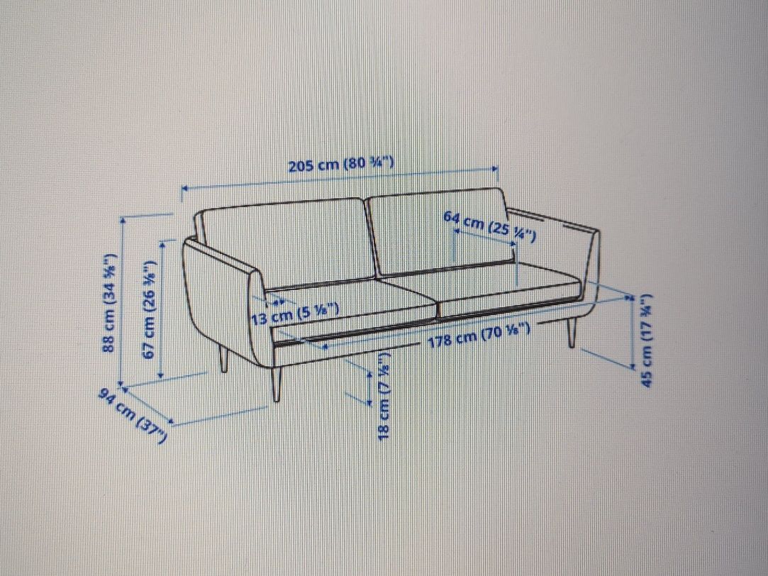 Sofá Ikea Smedstorp