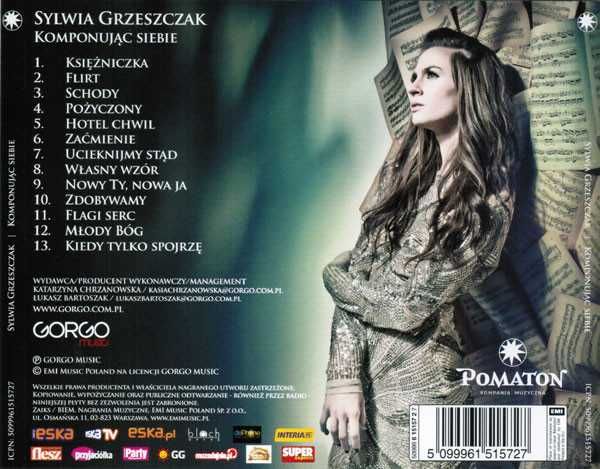 Płyta CD Sylwia Grzeszczak " Komponując siebie " 2013 Pomaton