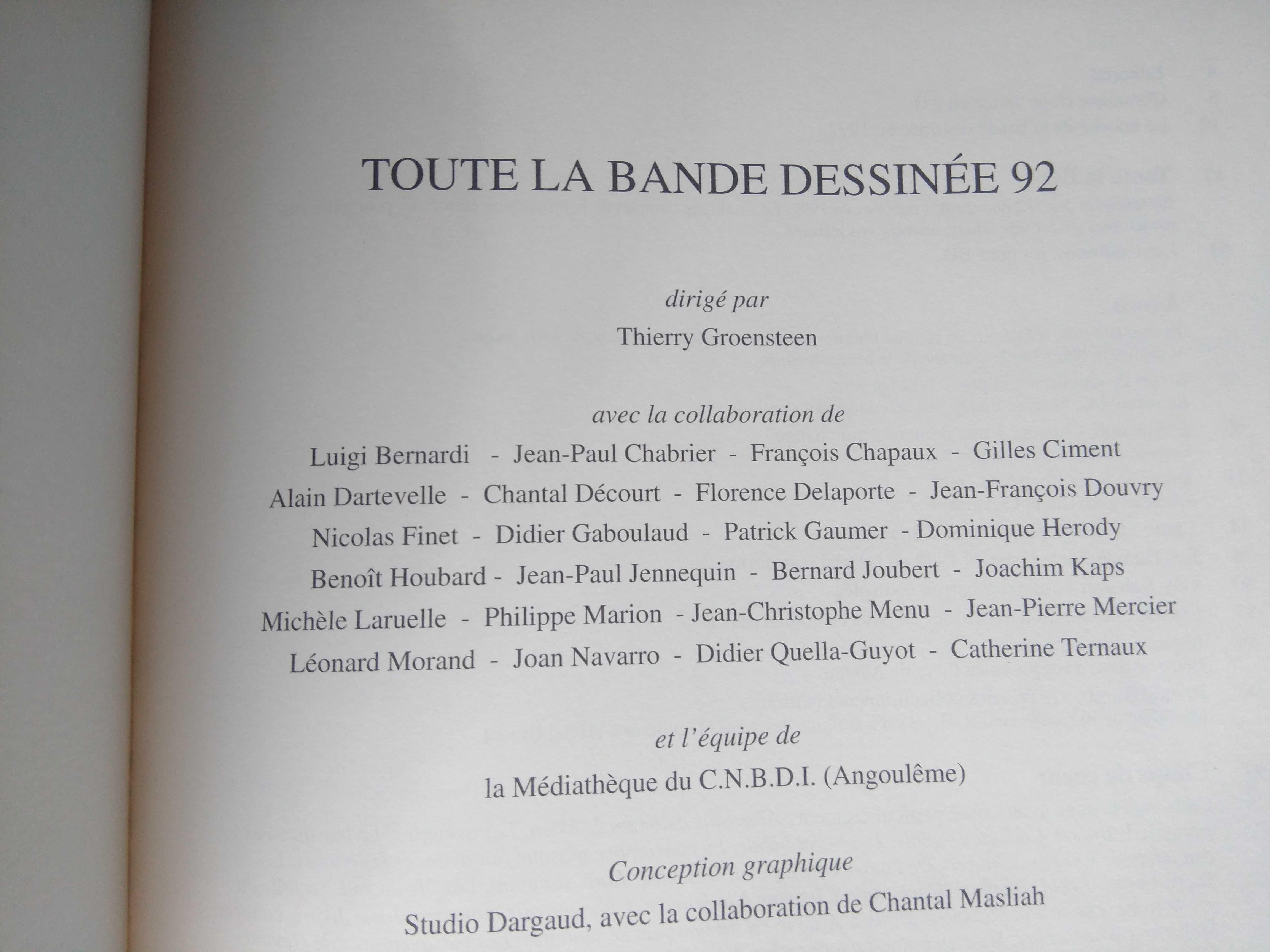 Toute la bande dessinée 92 - Dargaud - Bob de Moor e outros.
