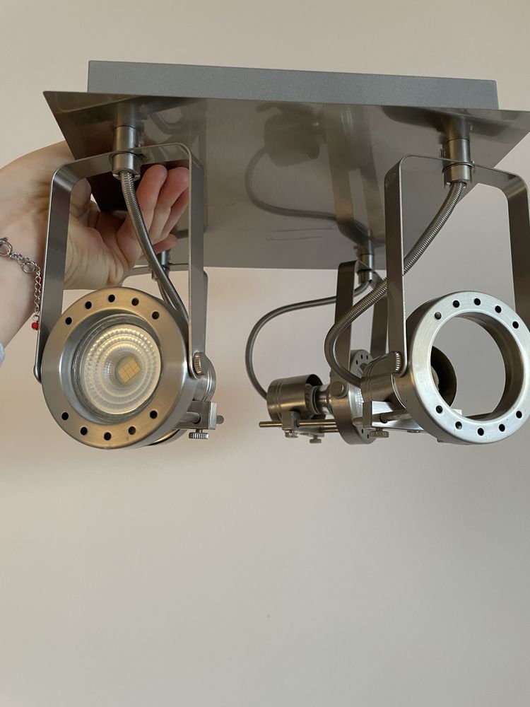 Loftowa lampa nowoczesna 4 punkty
