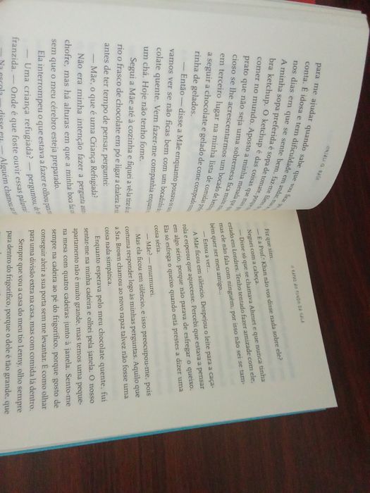 Vendo Livro O Rapaz ao fundo da sala