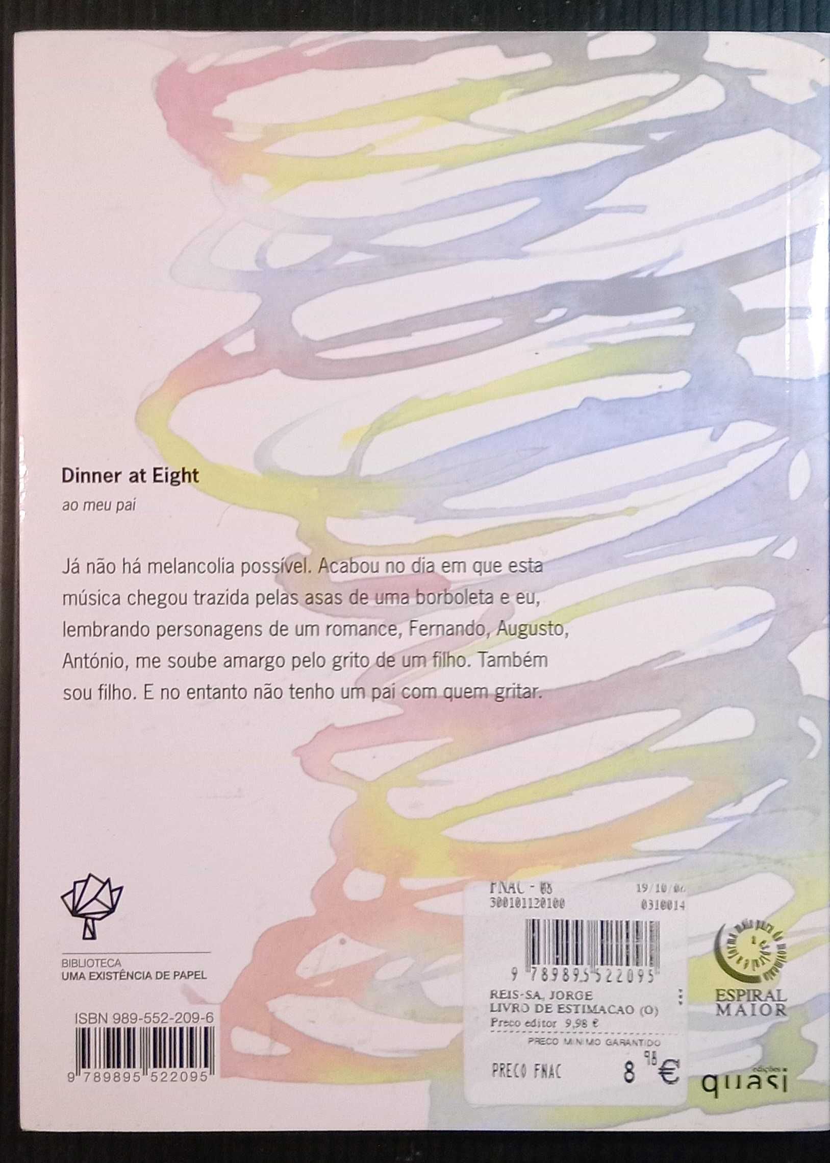 Livro Livro de estimação * Jorge Reis-Sá