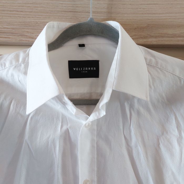 Koszula biała męska Wólczanka rozm 41