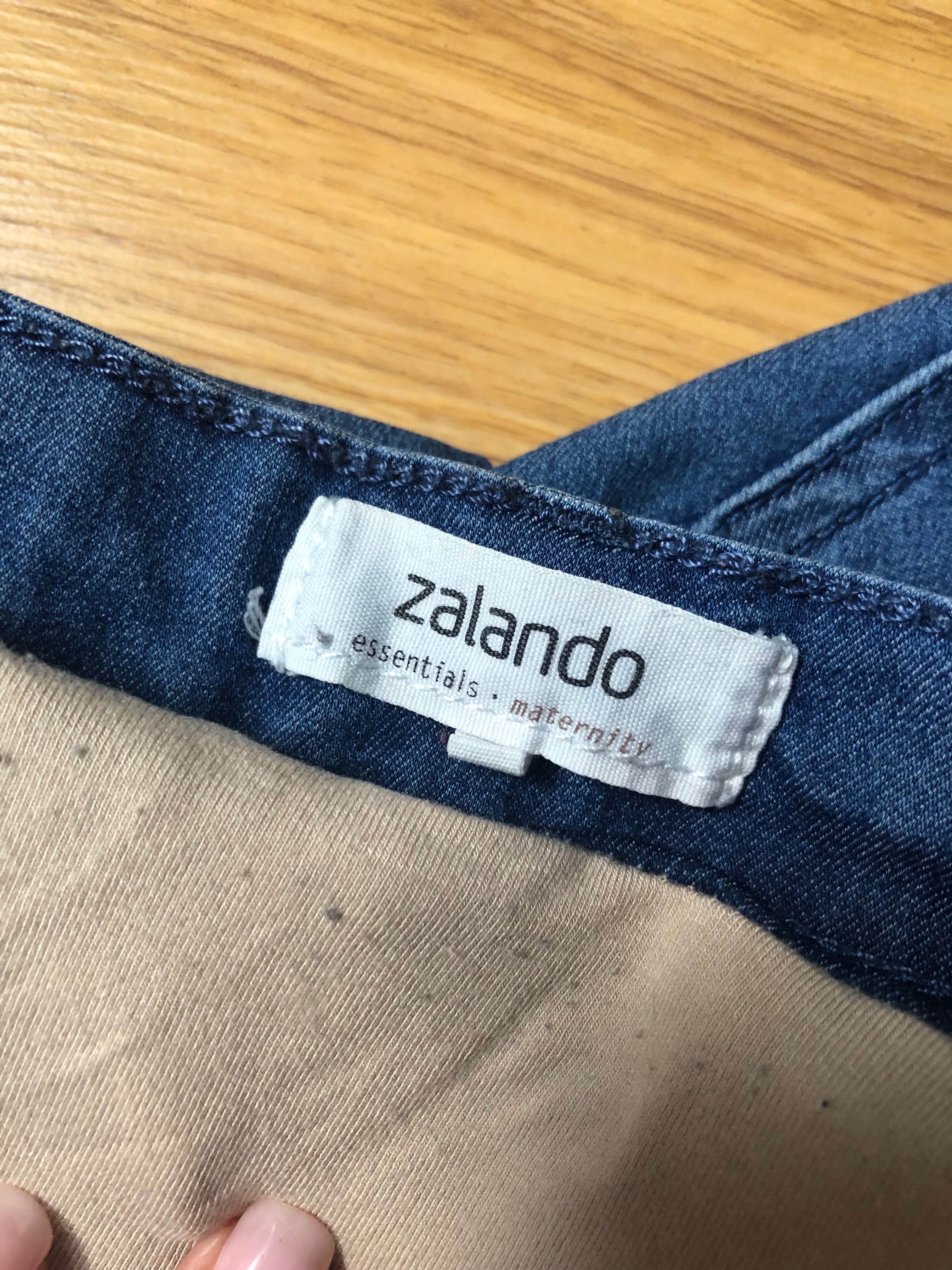 Spodnie jeansy ciążowe xs zalando