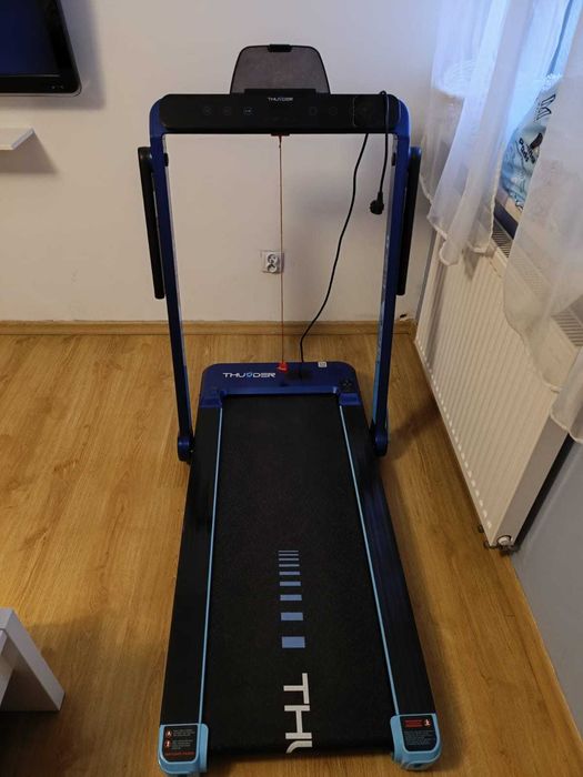 Bieżnia składana Thunder RACE - BLACK Bluetooth 14 km/h do  130 kg