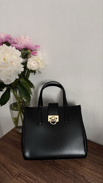 Шкіряна сумка Тоут середній Regina Notte Шкіра тиснена