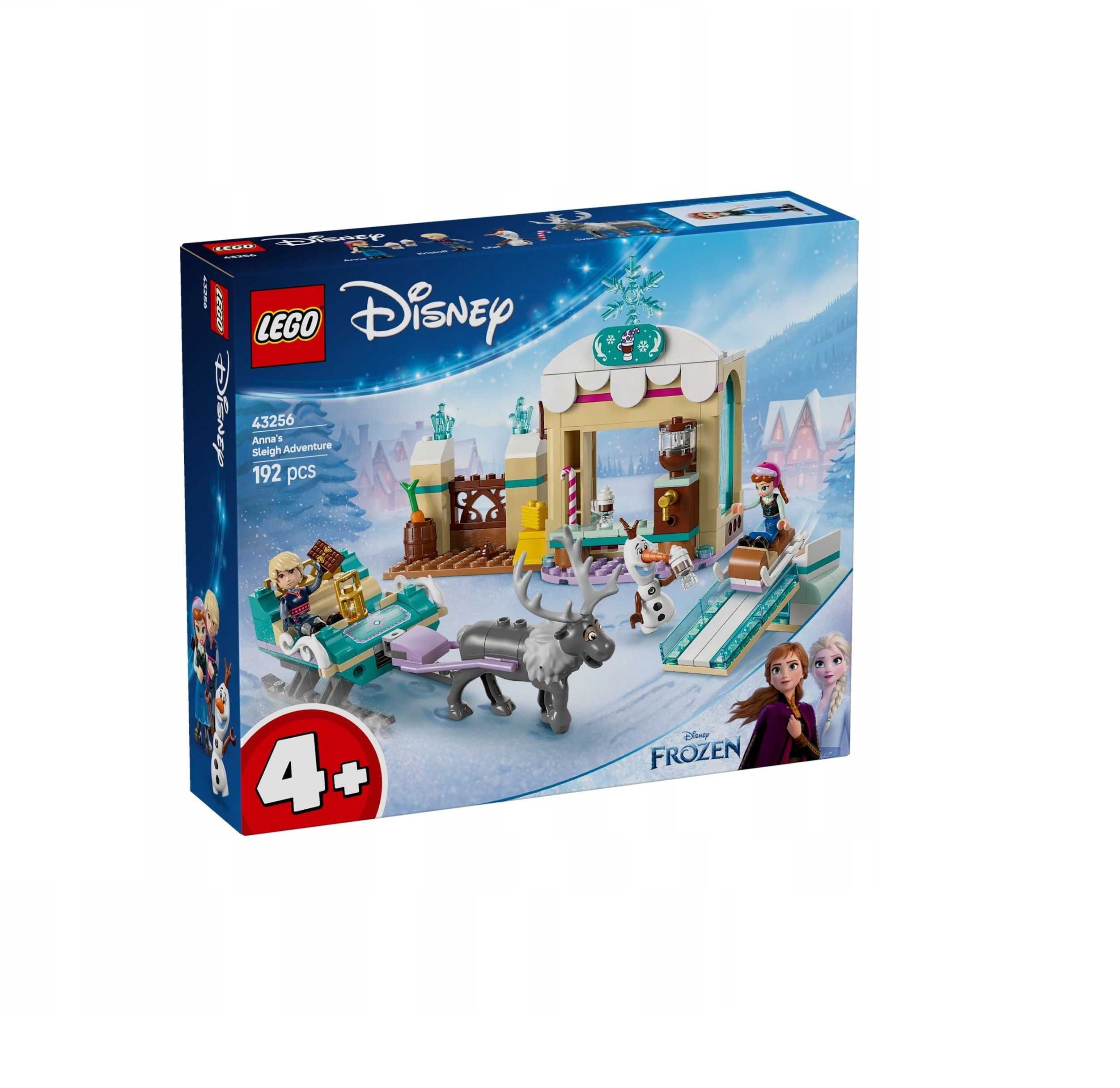 LEGO Disney 43256 Przygoda Na Sankach Anny Klocki Kraina Lodu *NOWE*
