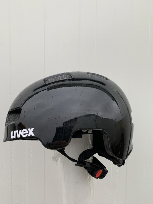 Kask Uvex HLMT4 51-55cm dzieciecy czarny rowerowy orzeszek orzech
