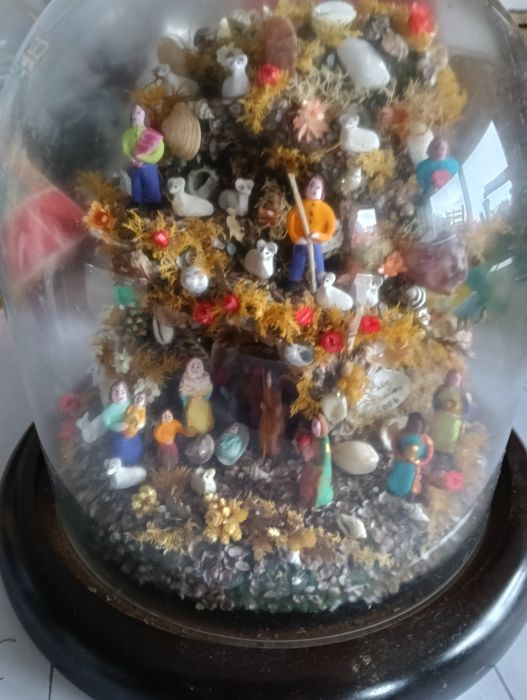 Presépio, Cascata S.João em redoma de vidro