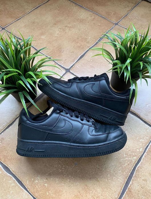 Nike Air Force Black/ черние форсы