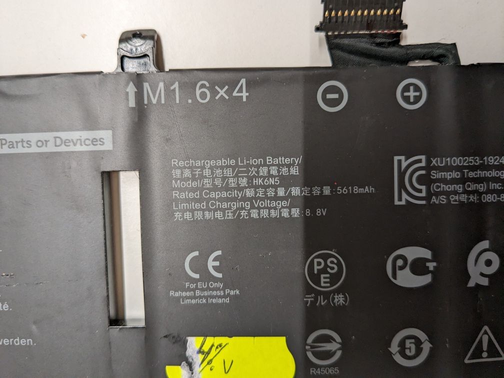 Оригінальна батарея Dell HK6N5