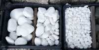 Otoczak i grys biały śnieżnobiały grecki Thassos kamień naturalny