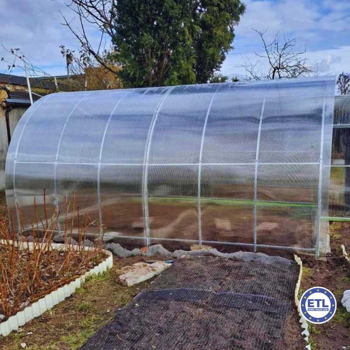 Szklarnia Tunel ogrodowy 3x4 3x6 3x8 profil 20x20mm poliwęglan 4 / 6mm