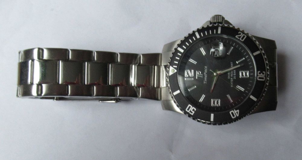 zegarek diver  200 m WR  stalowy