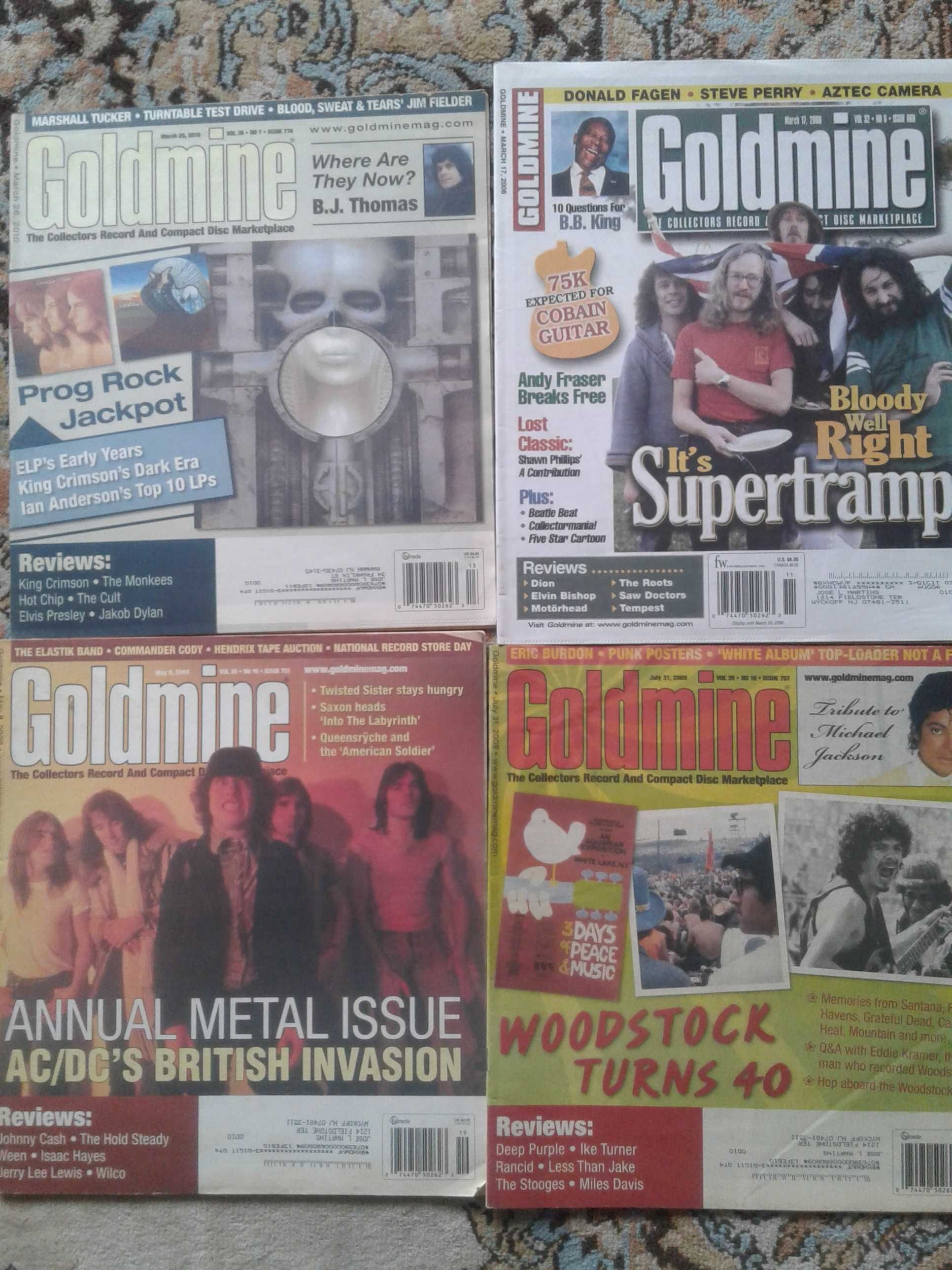 Revistas Americanas de Rock