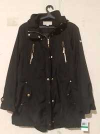 женская куртка/парка, короткий плащ от Майкл Корс черный размер 46-48
