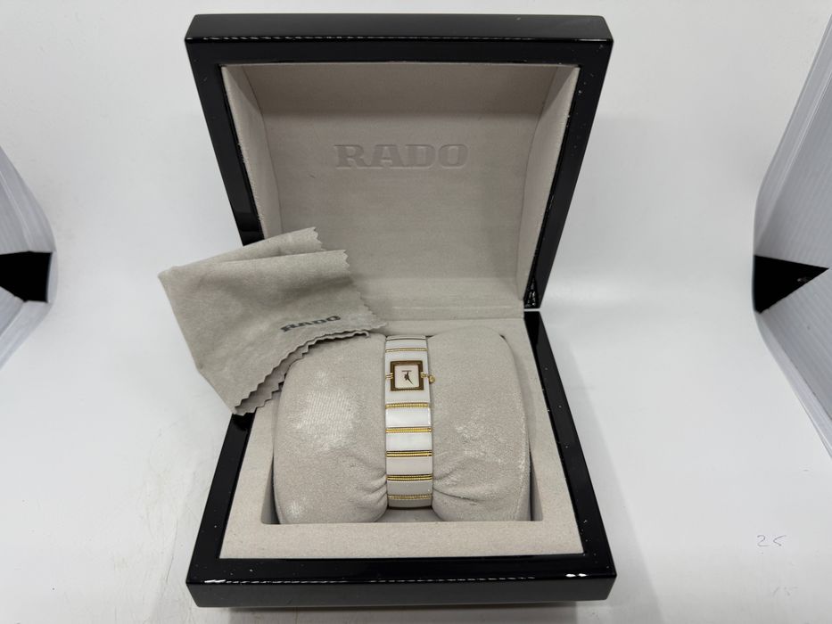 Zegarek Rado Diaqueen Diastar Jubile ceramika złoto próba 750.