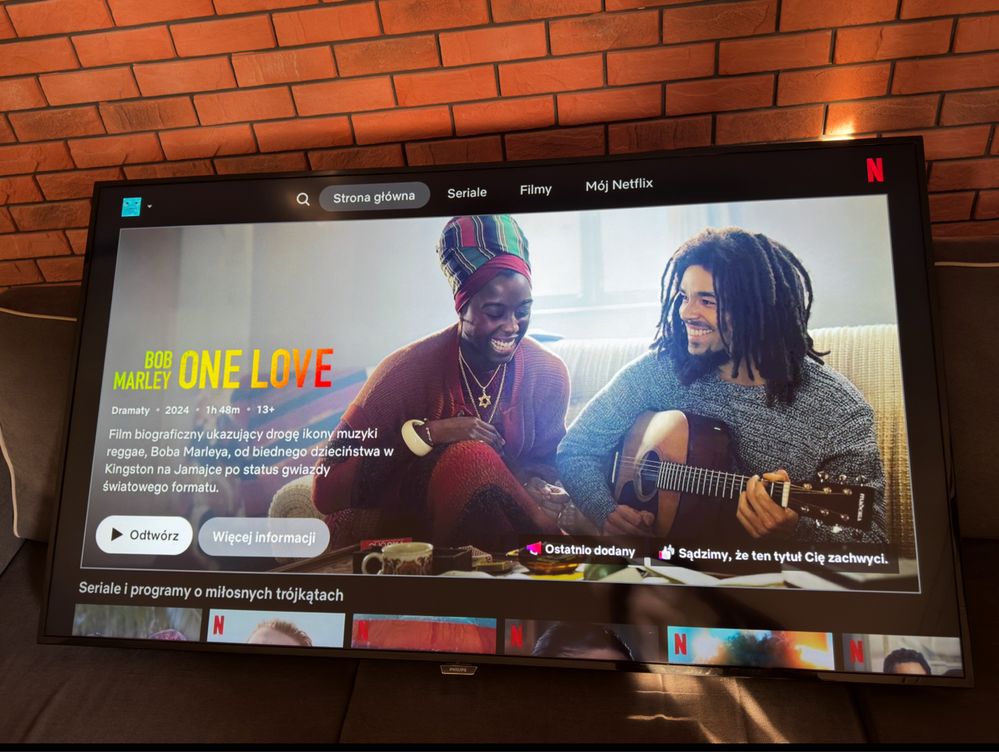 Telewizor LED Philips 65 cali 4K Netlix, Youtube