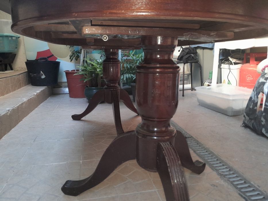 Mesa vintage antigo relíquia madeira masisa mogno