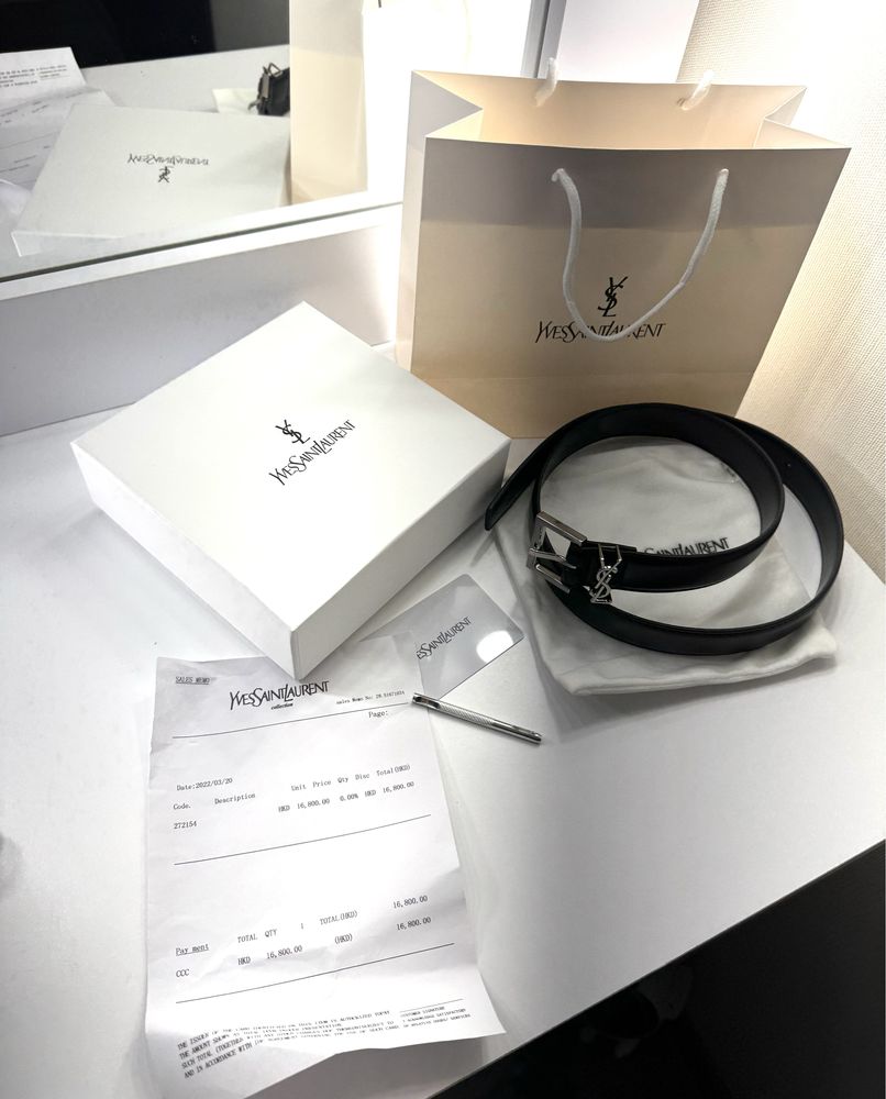 Ремень Yves Saint Laurent YSL